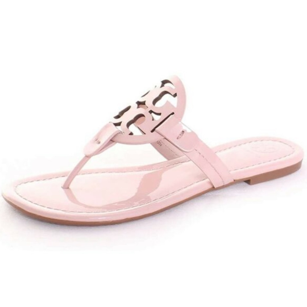 LIKE NEW💕TORY BURCH💕SEASHELL PINK MILLER SANDALS